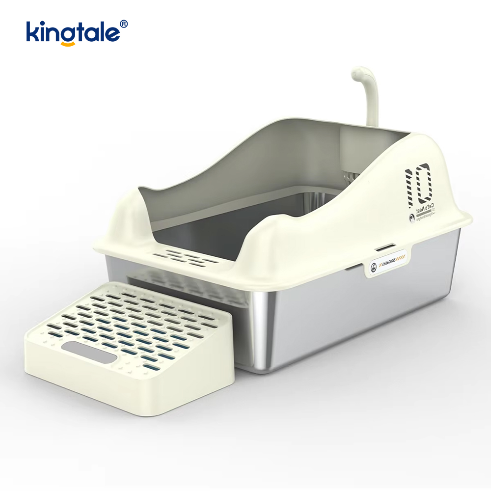 Cat Litter Box na May Anti-sand Pedal
