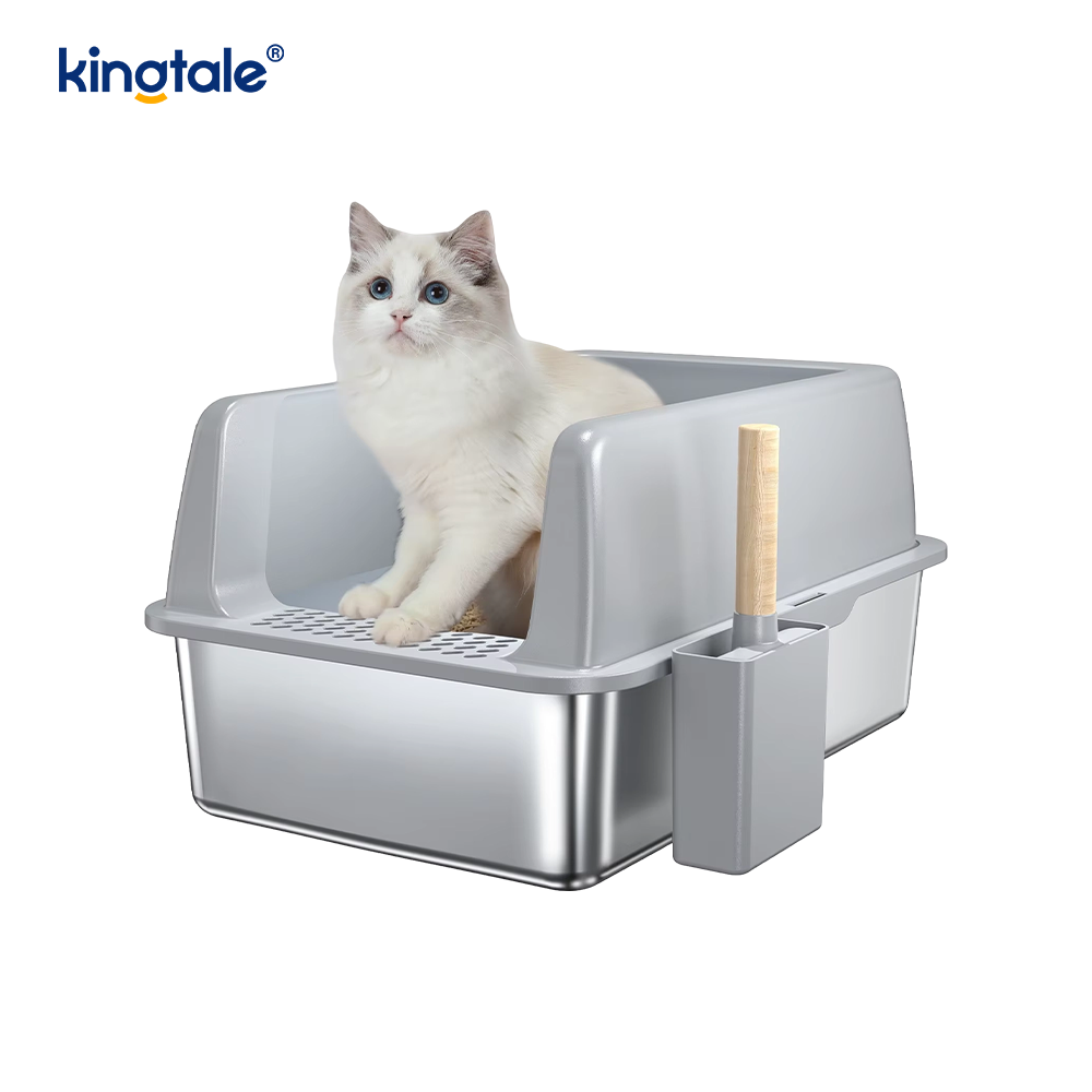 Cat Litter Box na May Anti-sand Pedal