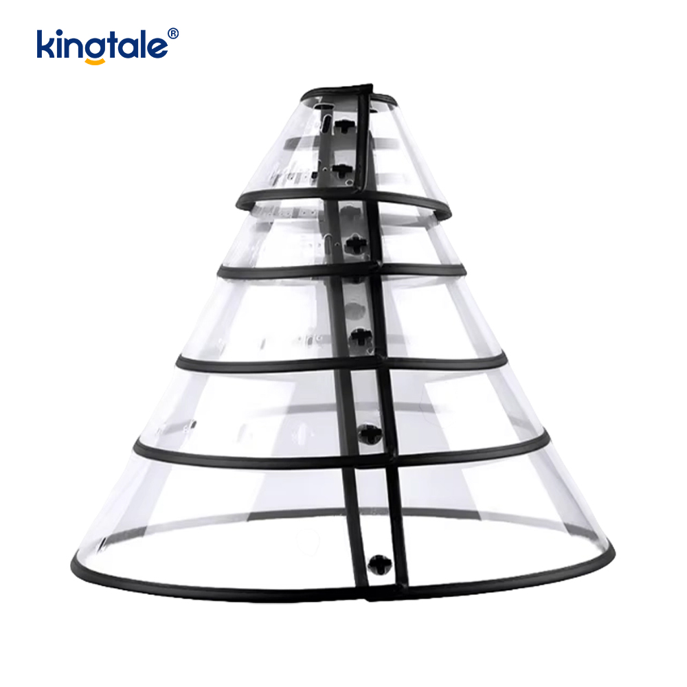 Kingtale Adjustable Soft Pet Recovery Collar para sa Mga Aso Cats Sustainable Solid Plastic Personalized Protective Plastic Cone