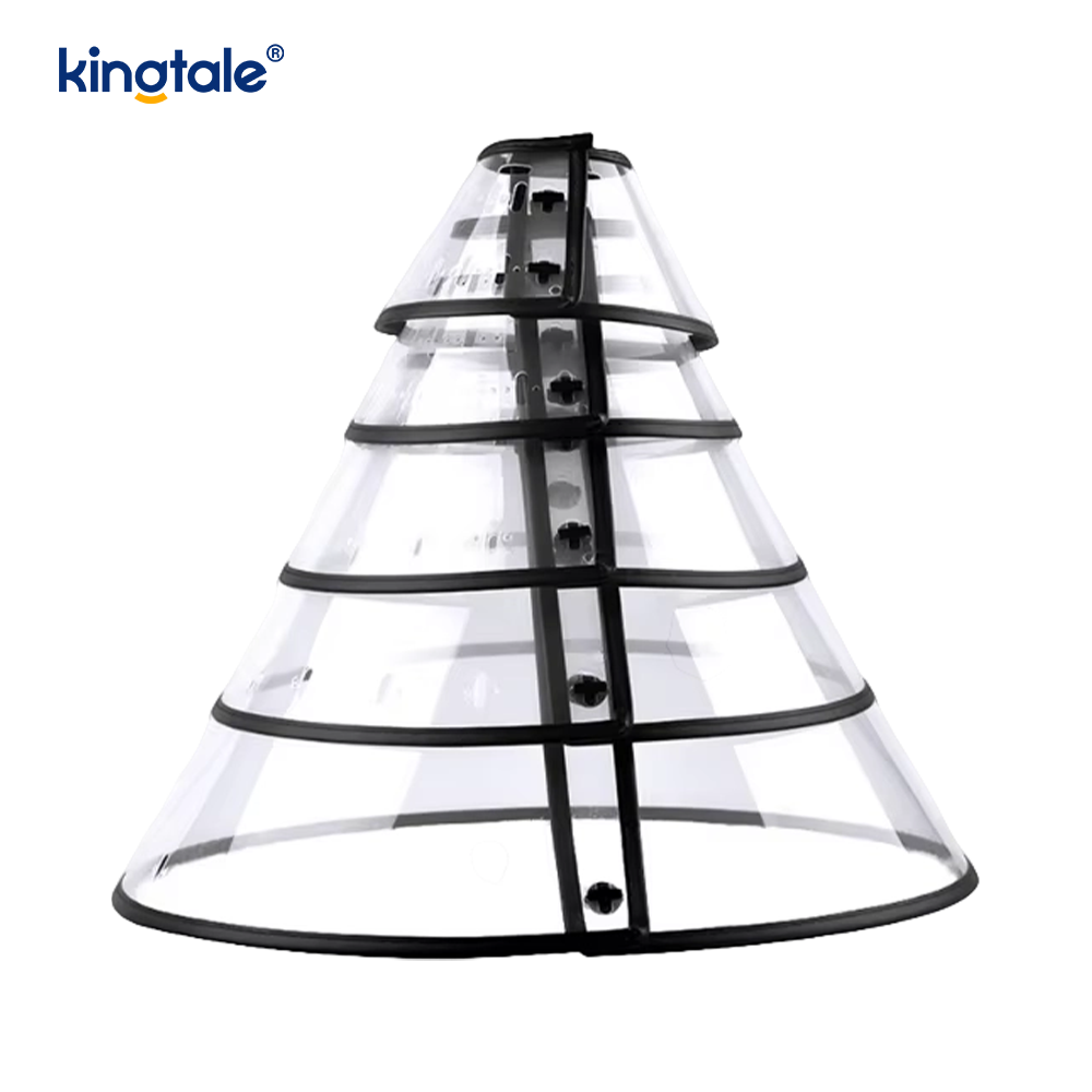 Kingtale Adjustable Soft Pet Recovery Collar para sa Mga Aso Cats Sustainable Solid Plastic Personalized Protective Plastic Cone