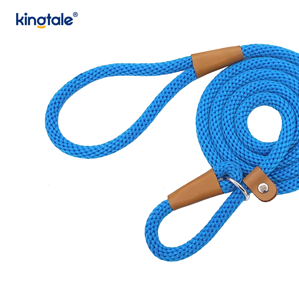 Pinagtagpi na Nylon Slip Dog Leash