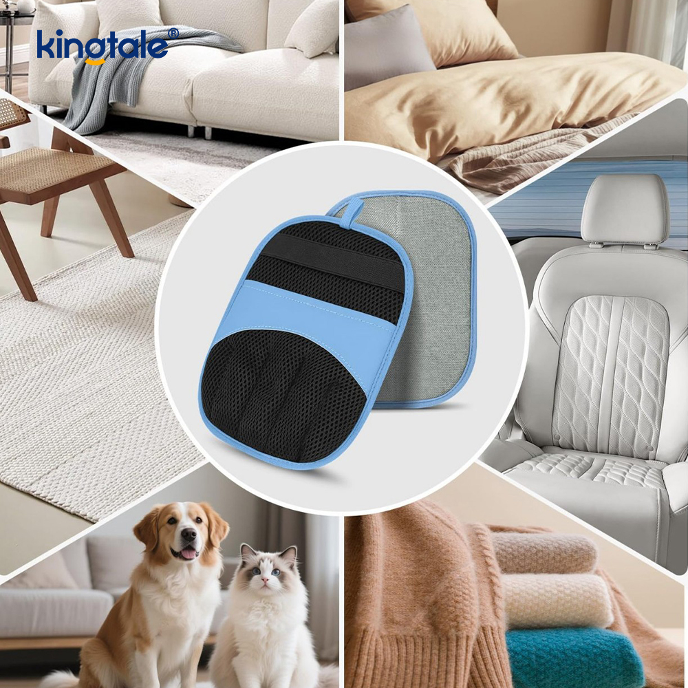Pet Hair Removal Glove Magic Brush Electrostatic Mitt Para sa Mga Aso at Pusa
