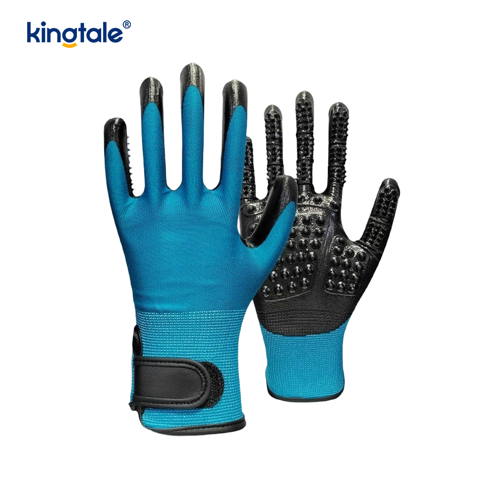 Glove na Pantanggal ng Buhok ng Alagang Hayop Gentle Pet Grooming Glove Brush Deshedding Glove