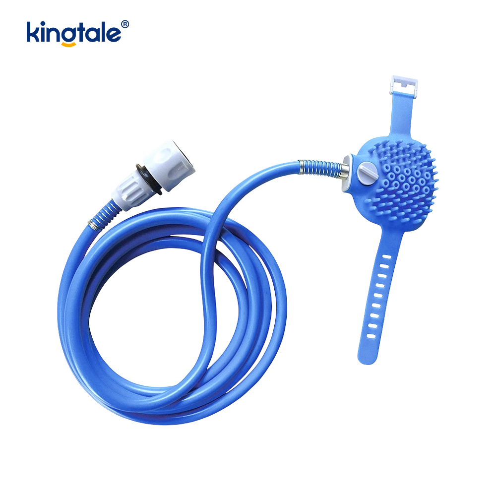 Dog Shower Attachment Pet Shower Sprayer Para sa Pagliligo ng Alagang Hayop At Paghuhugas ng Aso Diverter Valve na May Handheld