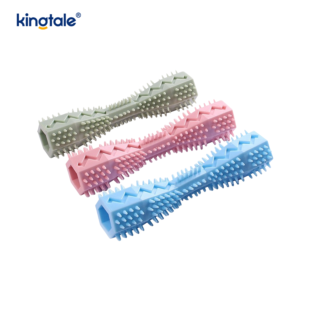 Pet Teething At Dental Care Hexagonal Toys Para sa Paglilinis ng Ngipin
