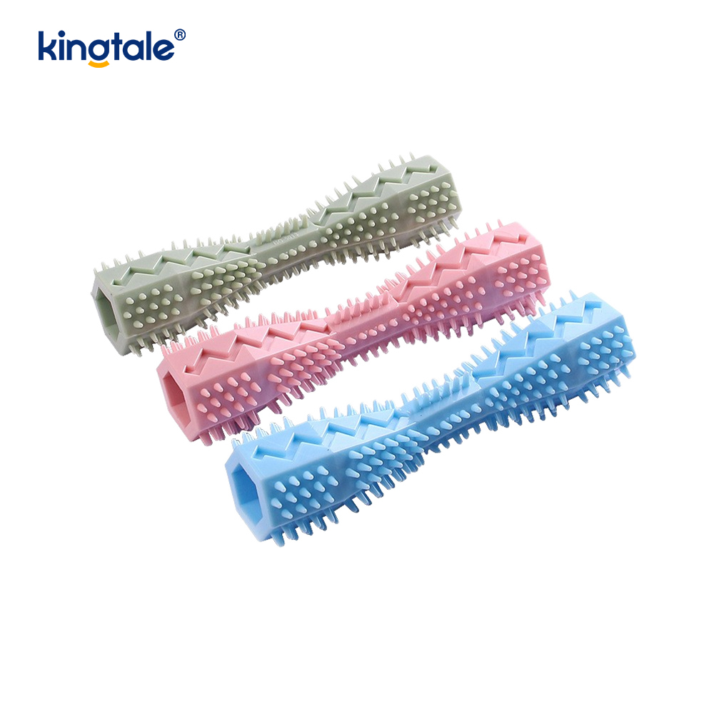 Pet Teething At Dental Care Hexagonal Toys Para sa Paglilinis ng Ngipin