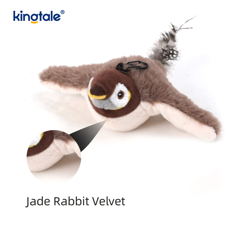Simulated Sparrow Pet Plush Toy Para sa Lahat ng Breed Cat Kicker Catnip Toys Sparrow
