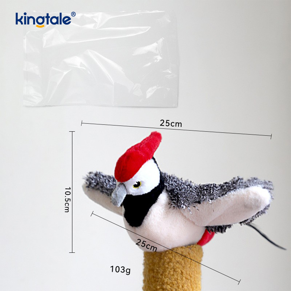 Simulated Sparrow Pet Plush Toy Para sa Lahat ng Breed Cat Kicker Catnip Toys Sparrow