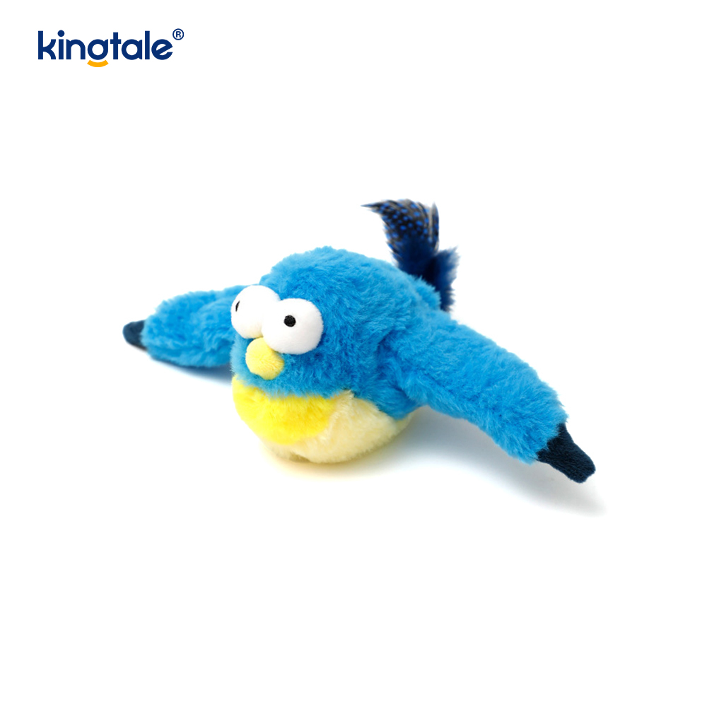 Simulated Sparrow Pet Plush Toy Para sa Lahat ng Breed Cat Kicker Catnip Toys Sparrow