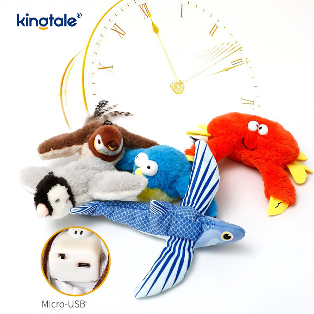 Simulated Sparrow Pet Plush Toy Para sa Lahat ng Breed Cat Kicker Catnip Toys Sparrow