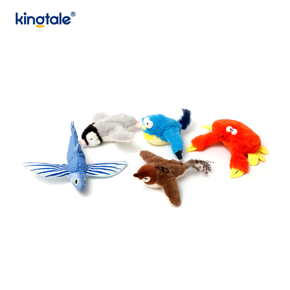 Simulated Sparrow Pet Plush Toy Para sa Lahat ng Breed Cat Kicker Catnip Toys Sparrow