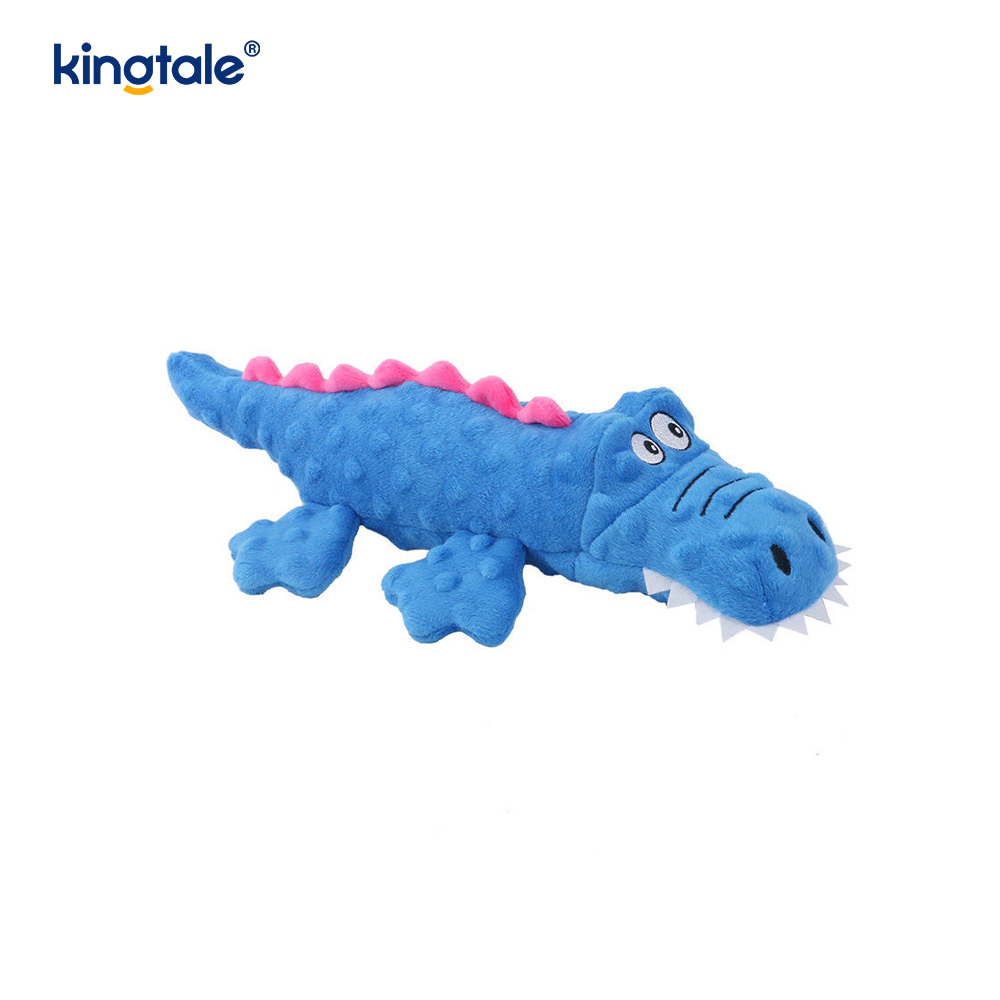 Pet Squeak Crocodile Plush Toy para sa Paglilinis ng Ngipin
