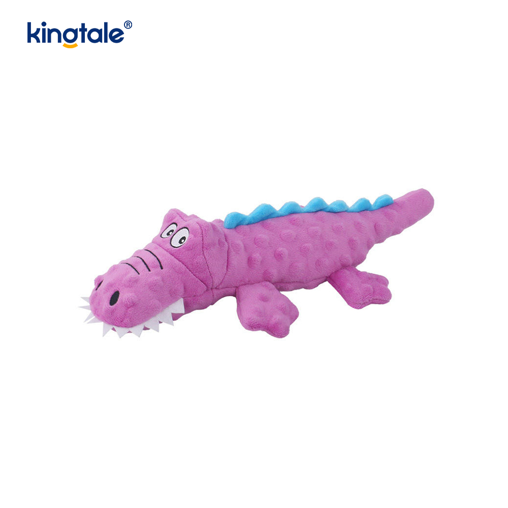 Pet Squeak Crocodile Plush Toy para sa Paglilinis ng Ngipin