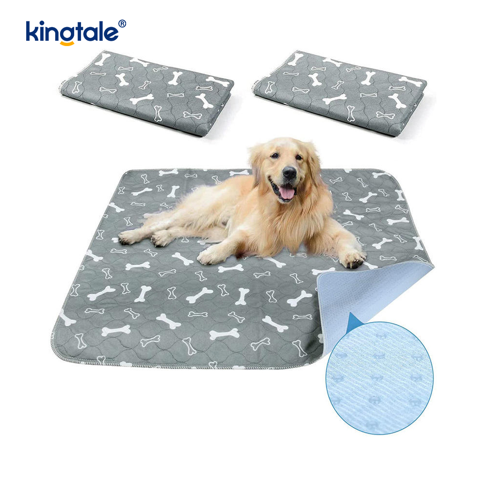 Pet Changing Mat Reusable Dog Mat Para sa Floor Non-Slip Washable Pee Pads Para sa Mga Aso
