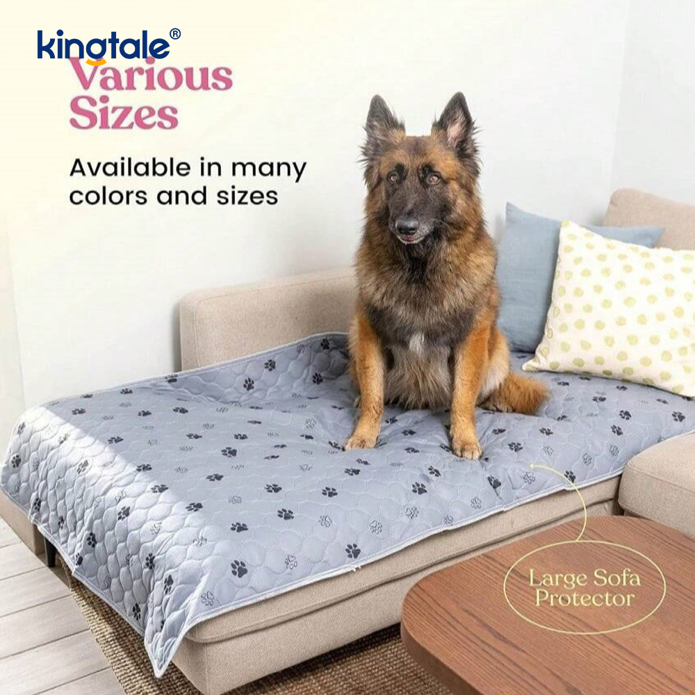 Pet Changing Mat Reusable Dog Mat Para sa Floor Non-Slip Washable Pee Pads Para sa Mga Aso