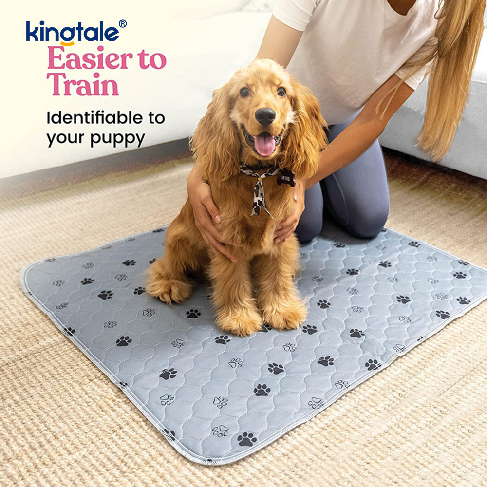 Pet Changing Mat Reusable Dog Mat Para sa Floor Non-Slip Washable Pee Pads Para sa Mga Aso
