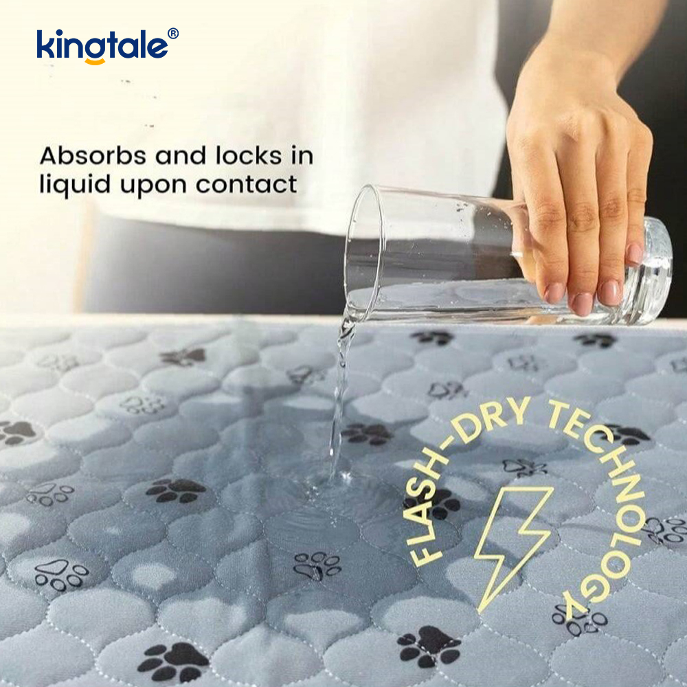 Pet Changing Mat Reusable Dog Mat Para sa Floor Non-Slip Washable Pee Pads Para sa Mga Aso