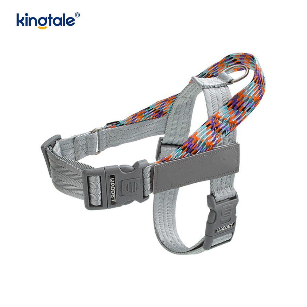 Binuo na Braid Nylon Webbing Highlight Reflective Dog Harness