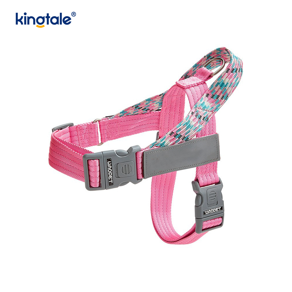 Binuo na Braid Nylon Webbing Highlight Reflective Dog Harness