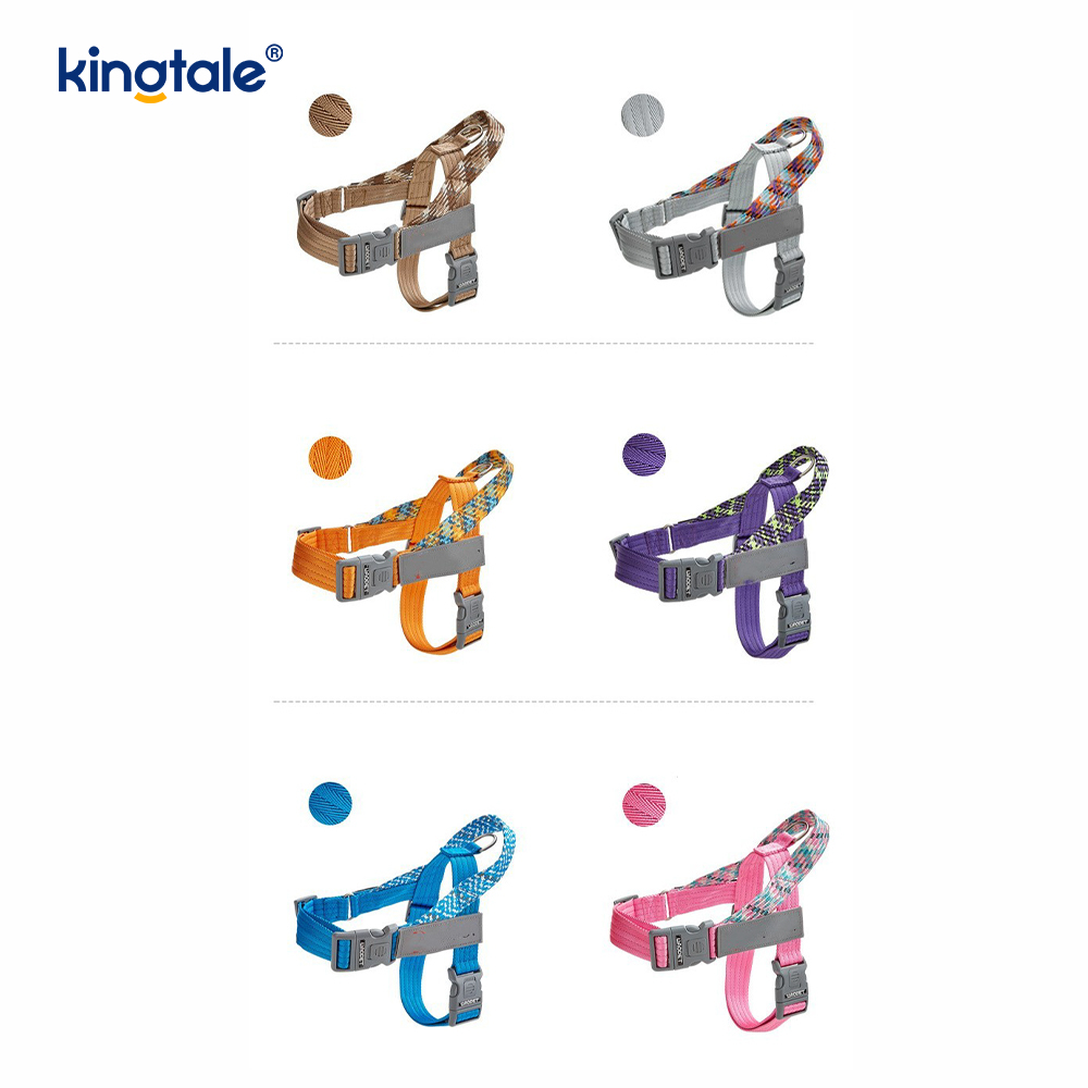 Binuo na Braid Nylon Webbing Highlight Reflective Dog Harness