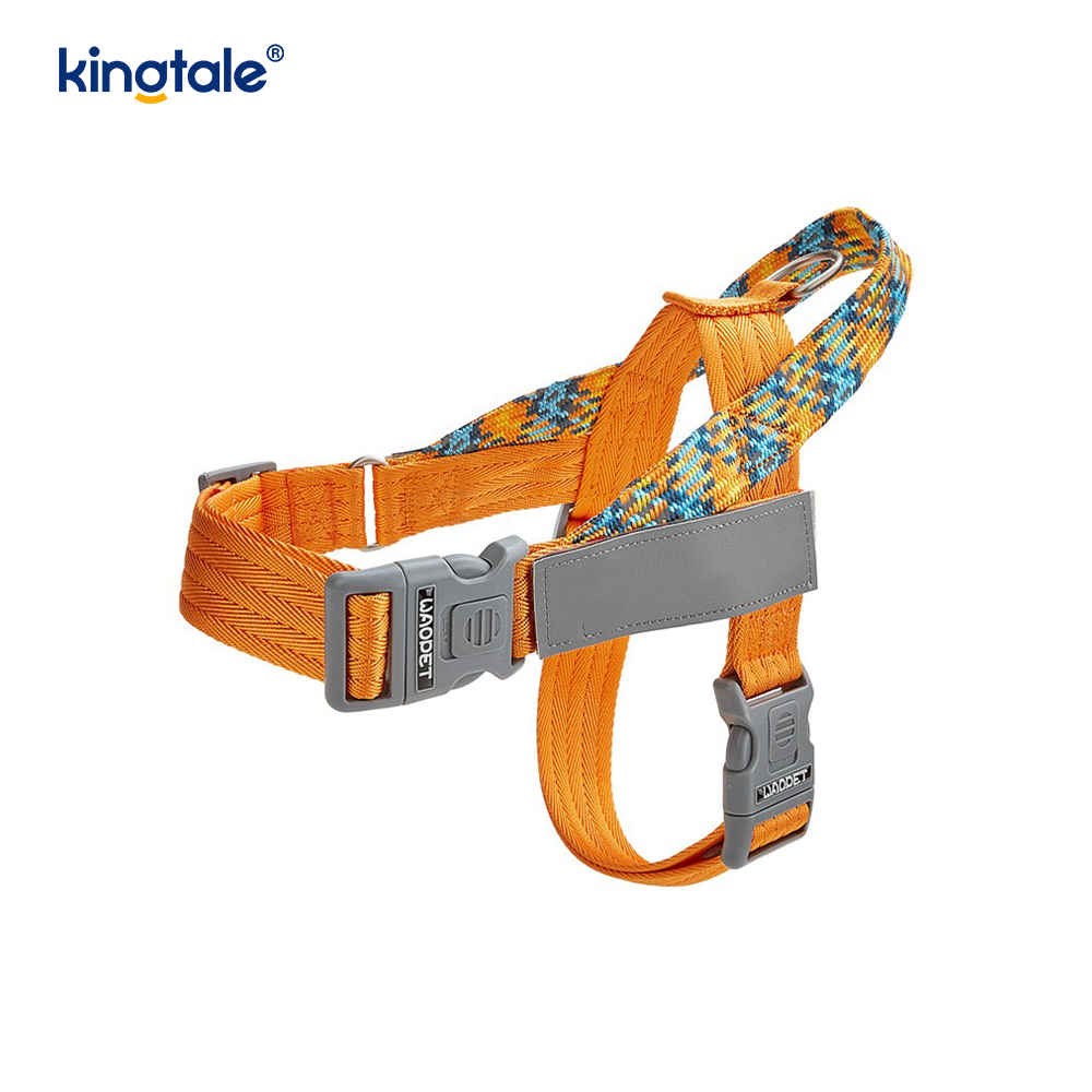 Binuo na Braid Nylon Webbing Highlight Reflective Dog Harness