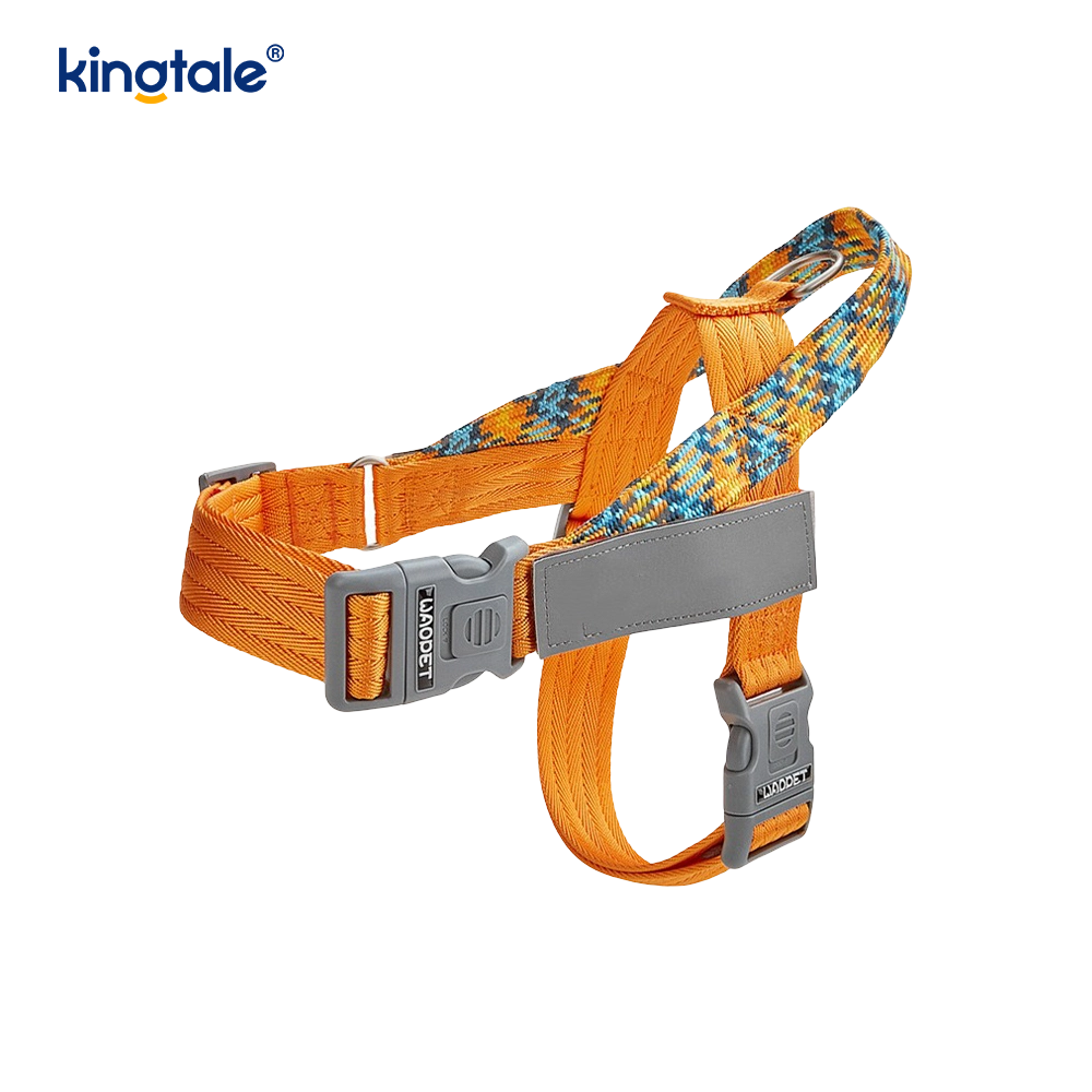 Binuo na Braid Nylon Webbing Highlight Reflective Dog Harness