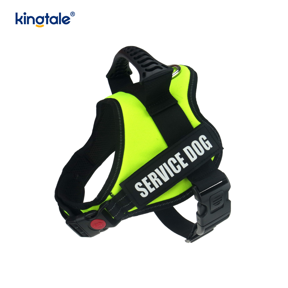 Walang Pull Reflective Designer Dog Harness Solid Nylon Rope Dog Leash