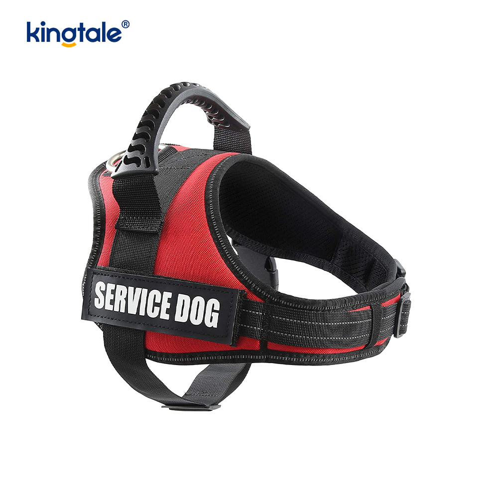 Walang Pull Reflective Designer Dog Harness Solid Nylon Rope Dog Leash