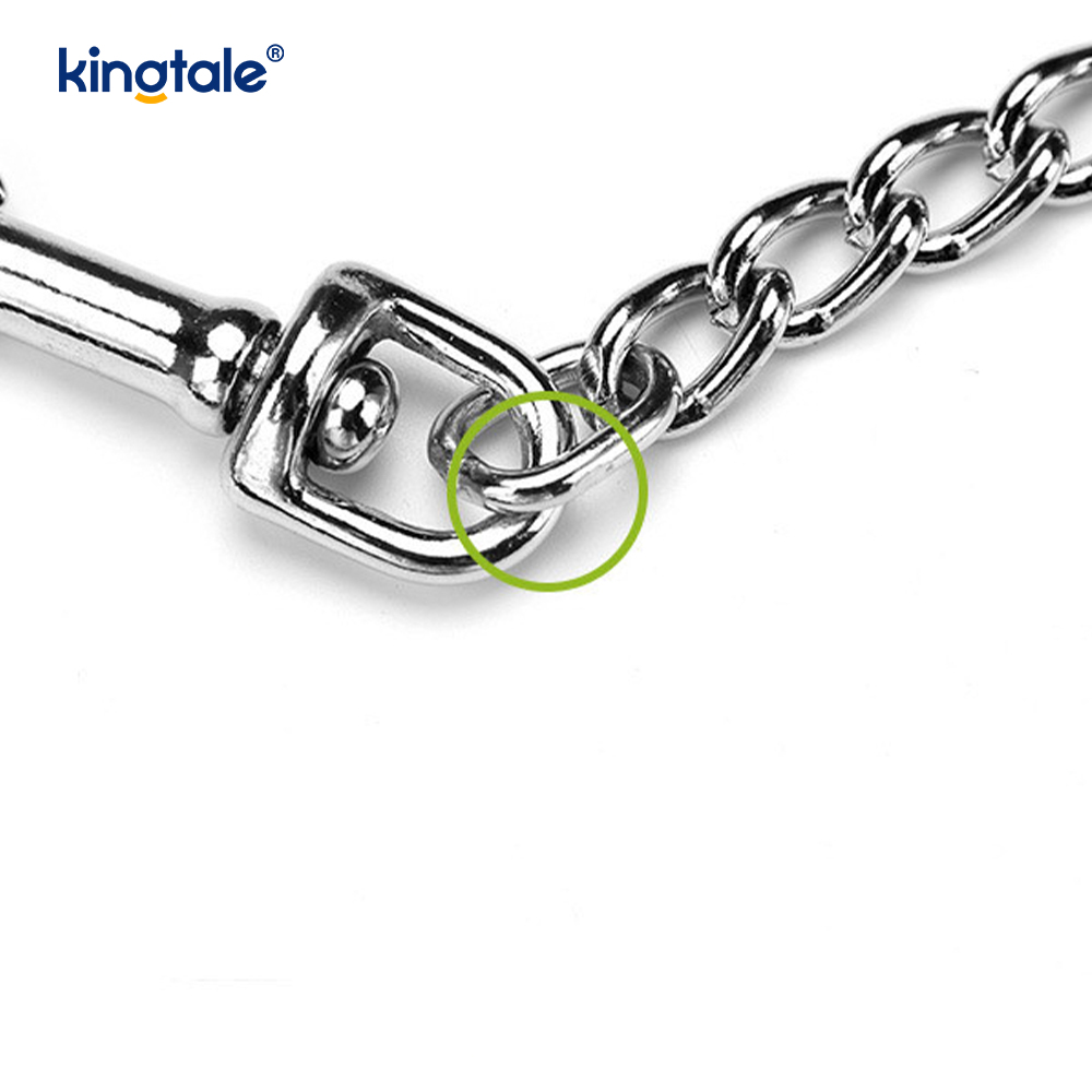 Custom Metal Heavy Duty Dog Chain Lead na May Foam Handle Para sa Mga Aso