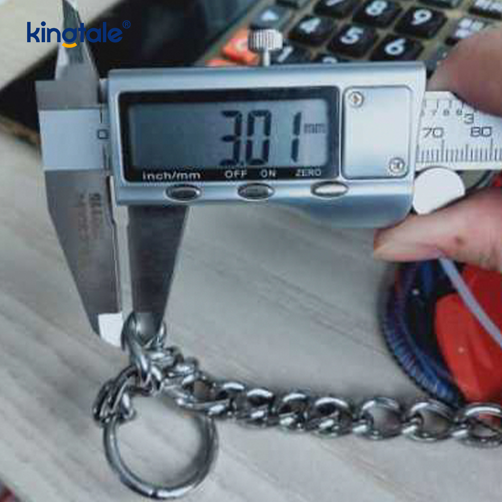 Custom Metal Heavy Duty Dog Chain Lead na May Foam Handle Para sa Mga Aso