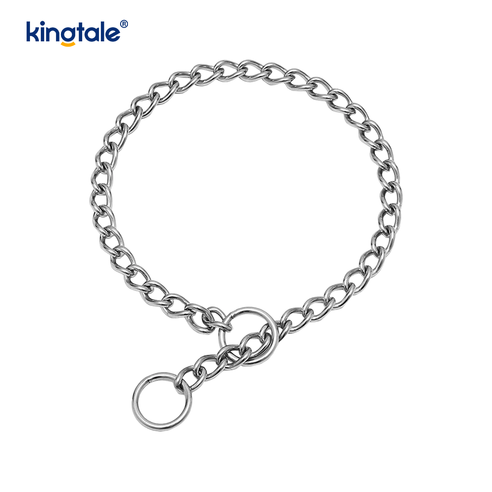 Metal Training Dog Choke Collar Slip P Chain Heavy Chain Para sa Mga Aso