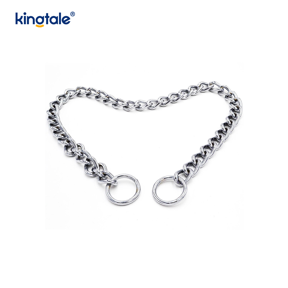 Metal Training Dog Choke Collar Slip P Chain Heavy Chain Para sa Mga Aso