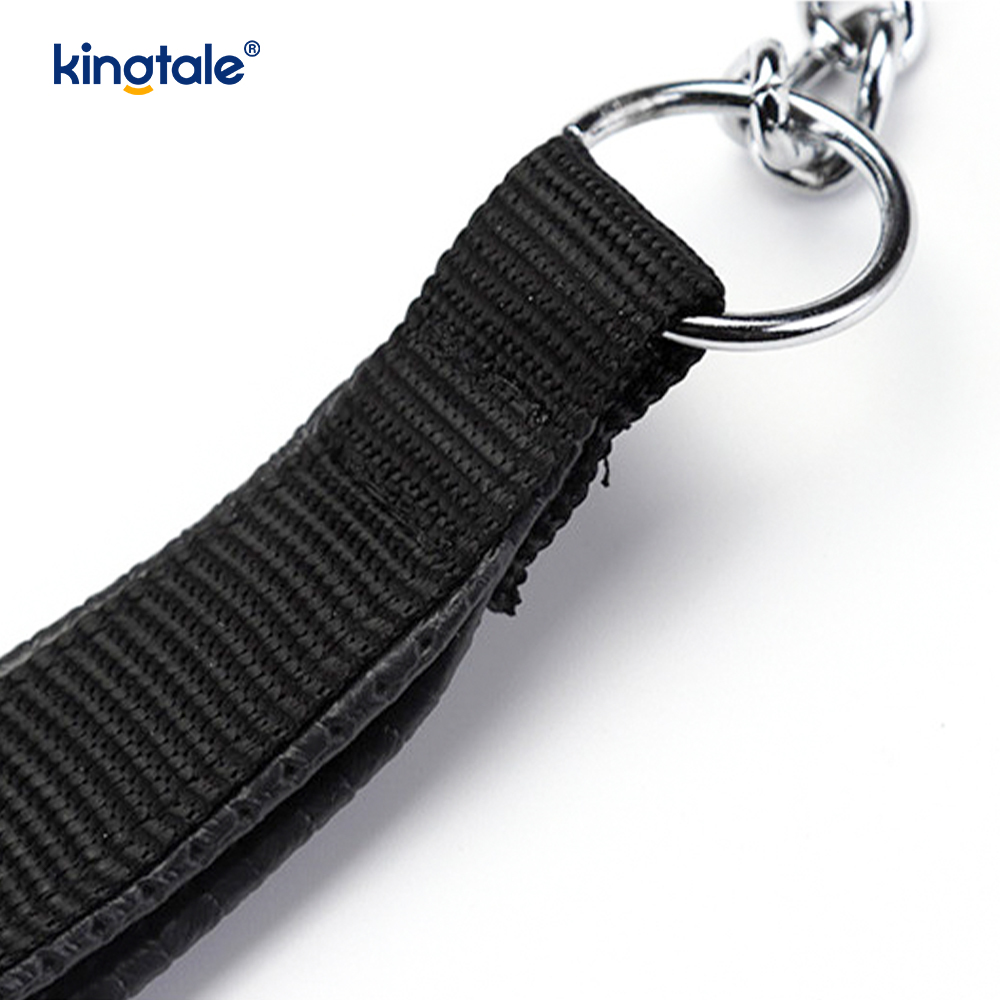 Custom Metal Heavy Duty Dog Chain Lead na May Foam Handle Para sa Mga Aso