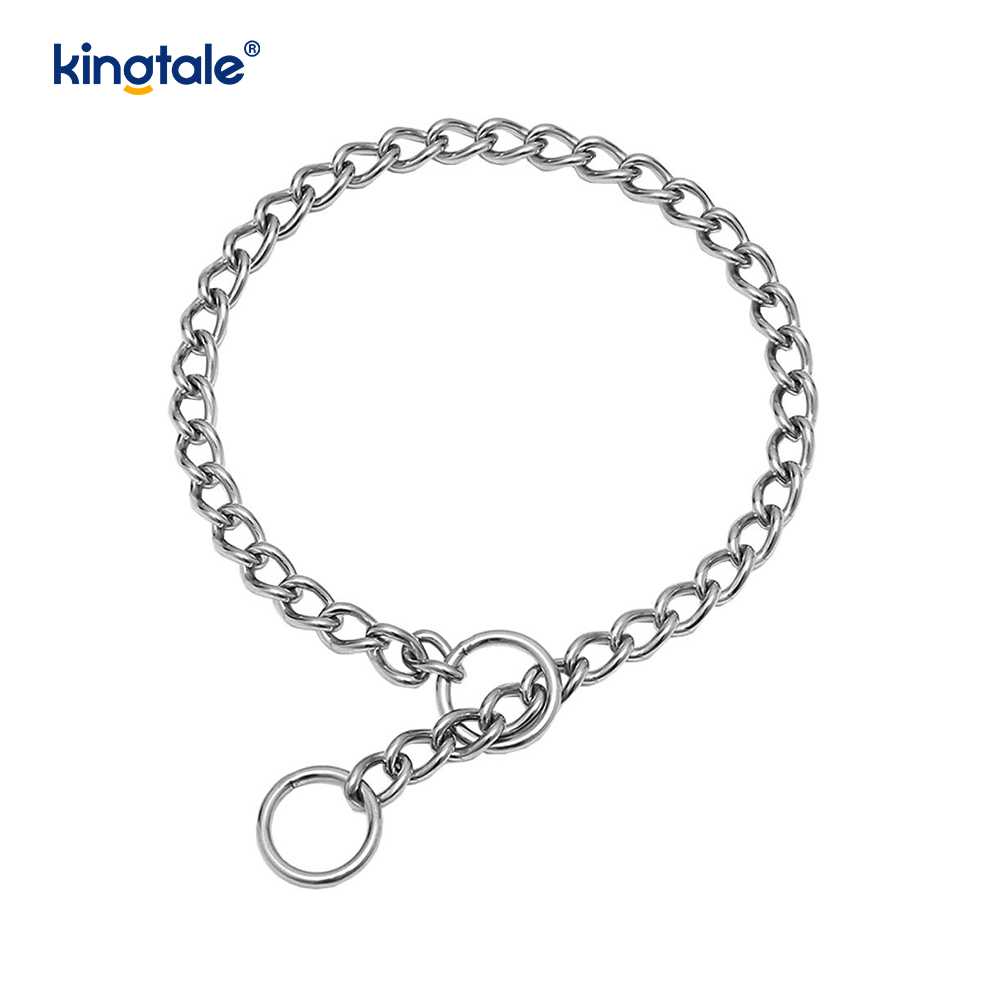 Metal Training Dog Choke Collar Slip P Chain Heavy Chain Para sa Mga Aso