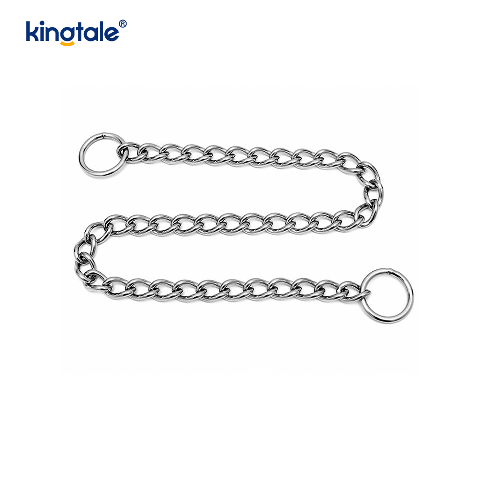 Metal Training Dog Choke Collar Slip P Chain Heavy Chain Para sa Mga Aso