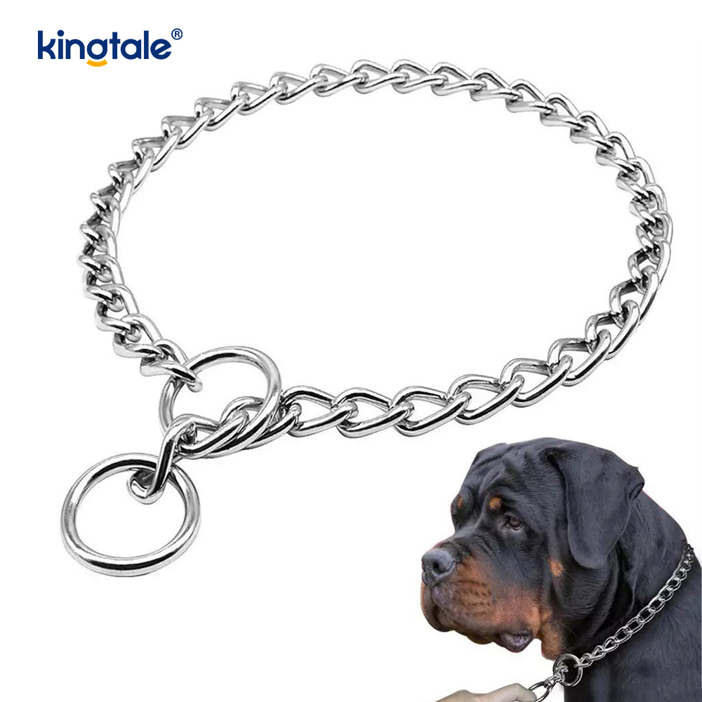 Metal Training Dog Choke Collar Slip P Chain Heavy Chain Para sa Mga Aso