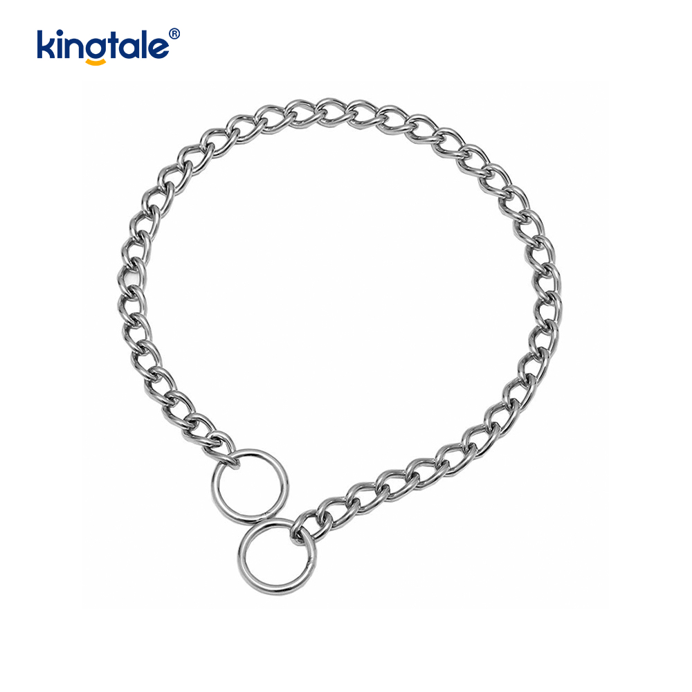 Metal Training Dog Choke Collar Slip P Chain Heavy Chain Para sa Mga Aso