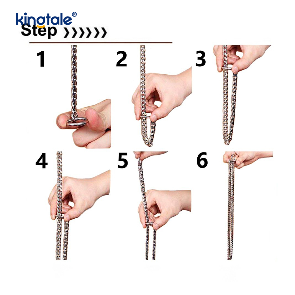 Metal Training Dog Choke Collar Slip P Chain Heavy Chain Para sa Mga Aso