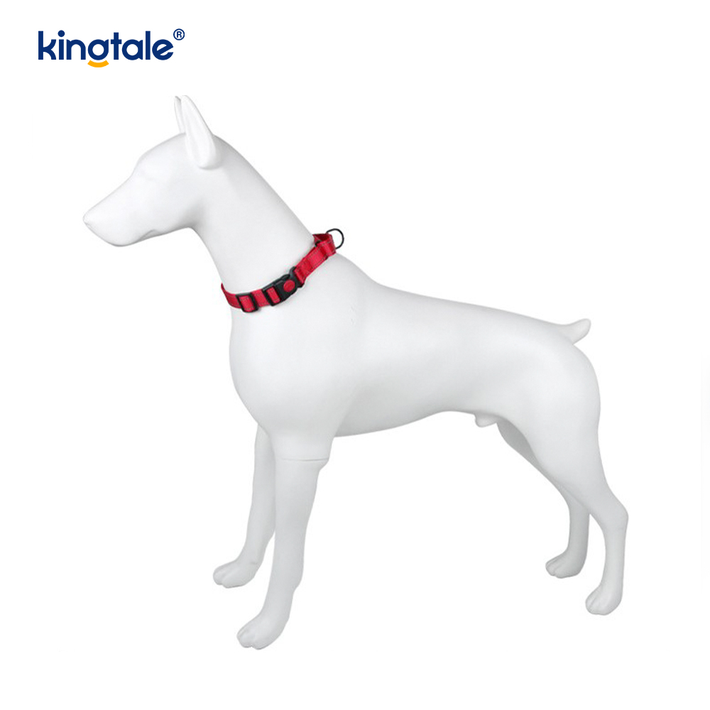 Walang Pull Reflective Adjustable Nylon Martingale Dog Collar Para sa S M A L L Dogs