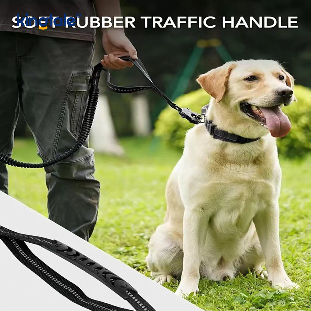 4 In 1 Heavy Duty Dog Lead na May Car Seat Belt At Soft Padded Handle
