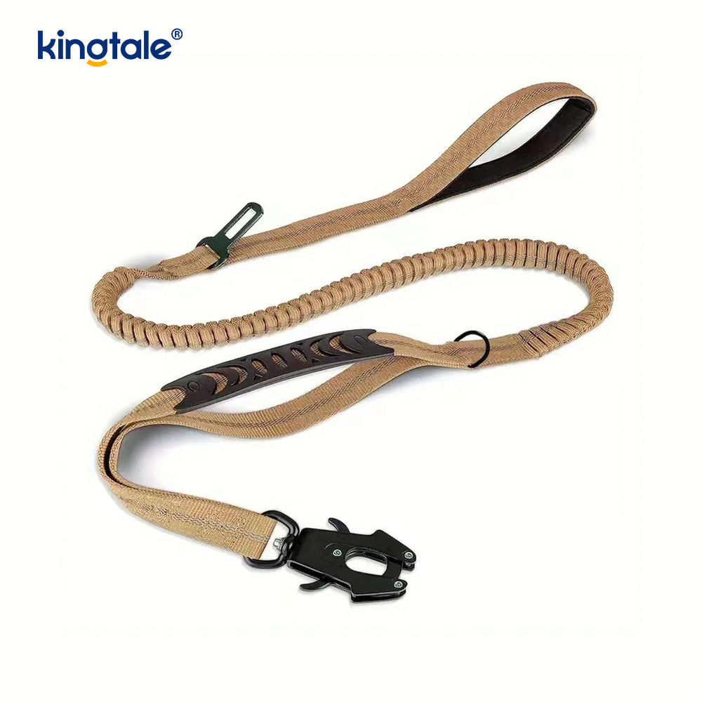 4 In 1 Heavy Duty Dog Lead na May Car Seat Belt At Soft Padded Handle