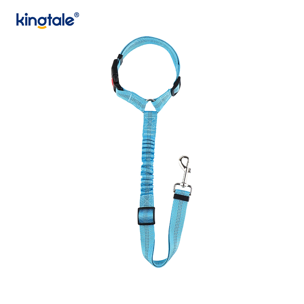 Matibay na Polyester Reflective Pet Car Seat Belt Leash Anti-Rush Anti-Rush
