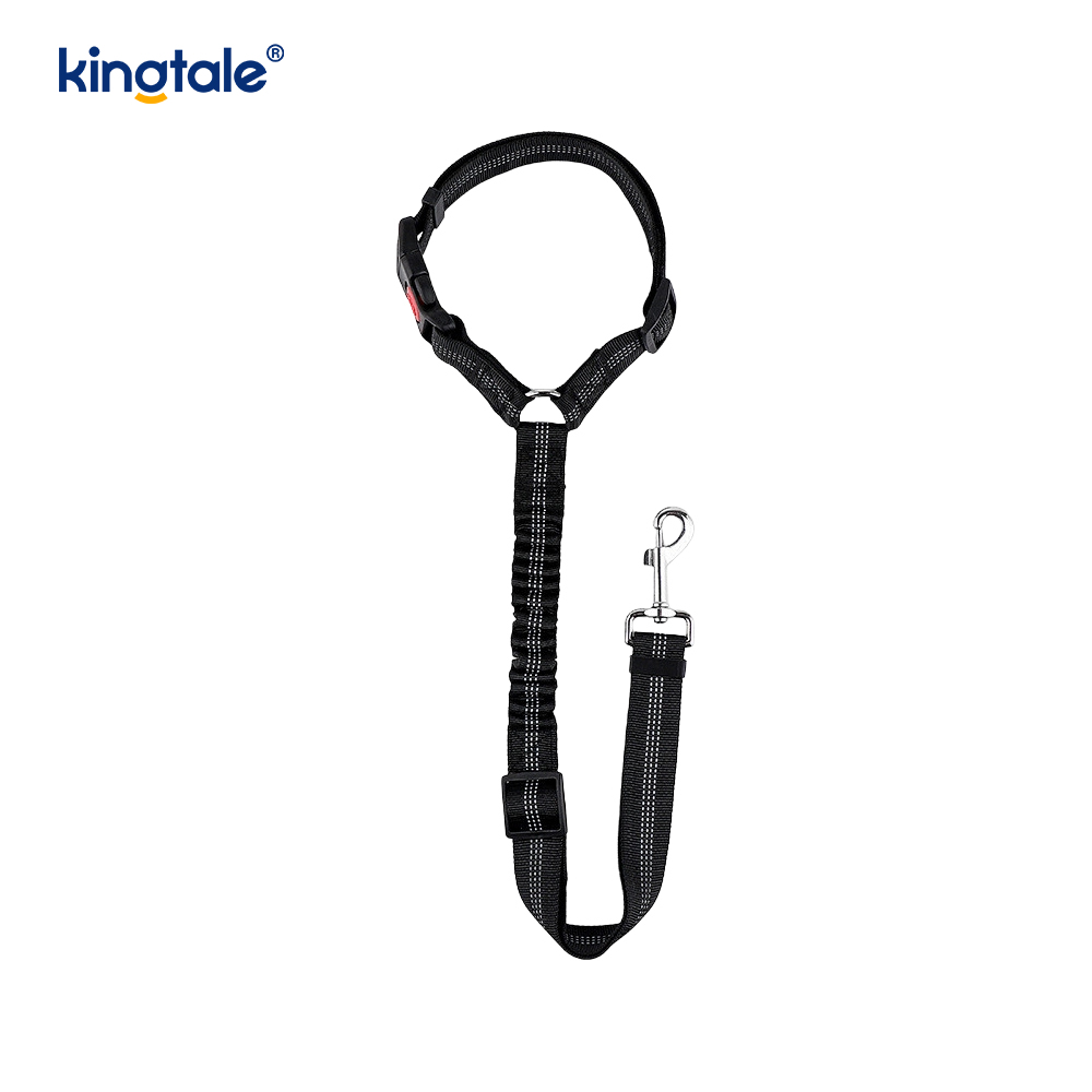 Matibay na Polyester Reflective Pet Car Seat Belt Leash Anti-Rush Anti-Rush