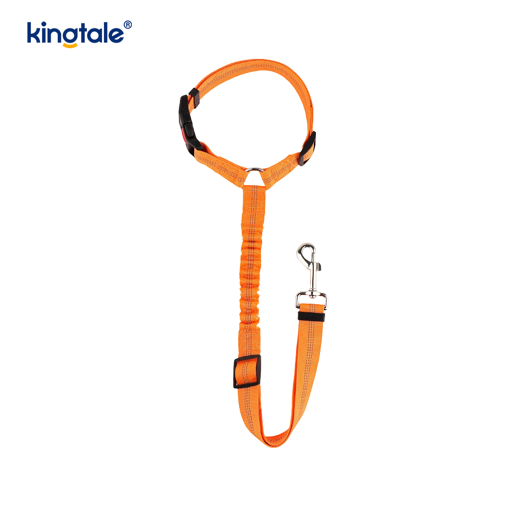 Matibay na Polyester Reflective Pet Car Seat Belt Leash Anti-Rush Anti-Rush
