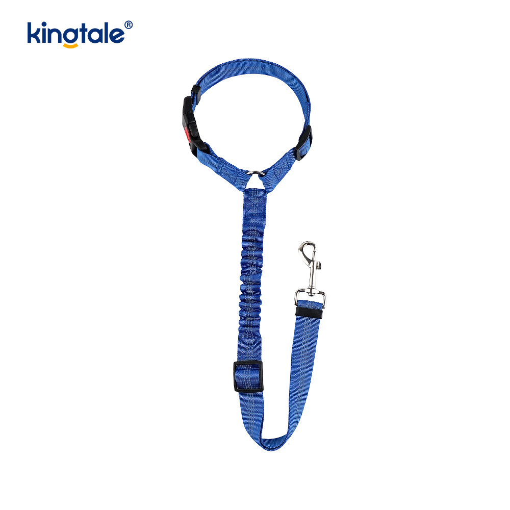 Matibay na Polyester Reflective Pet Car Seat Belt Leash Anti-Rush Anti-Rush