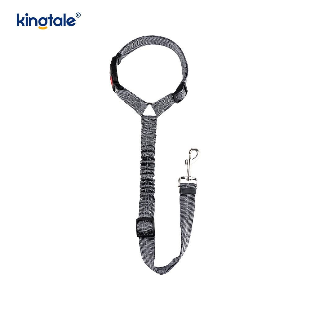 Matibay na Polyester Reflective Pet Car Seat Belt Leash Anti-Rush Anti-Rush
