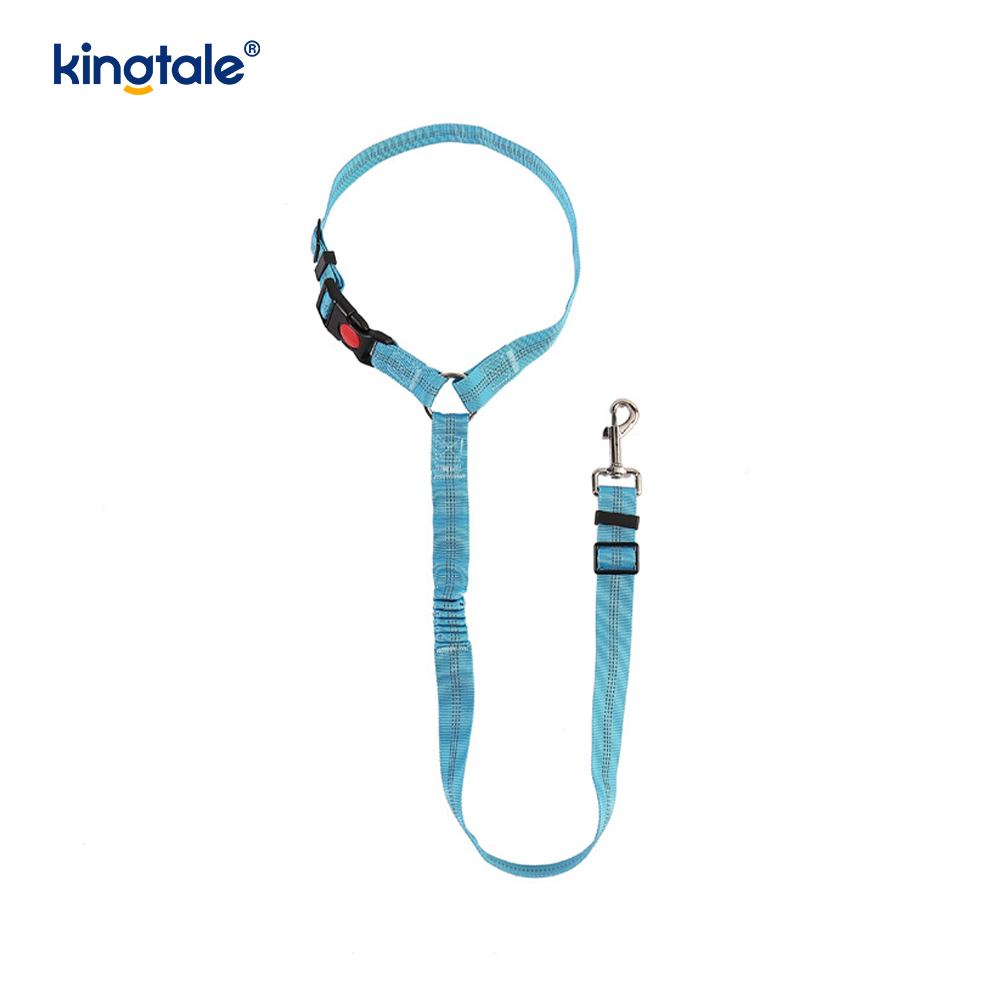 Matibay na Polyester Reflective Pet Car Seat Belt Leash Anti-Rush Anti-Rush