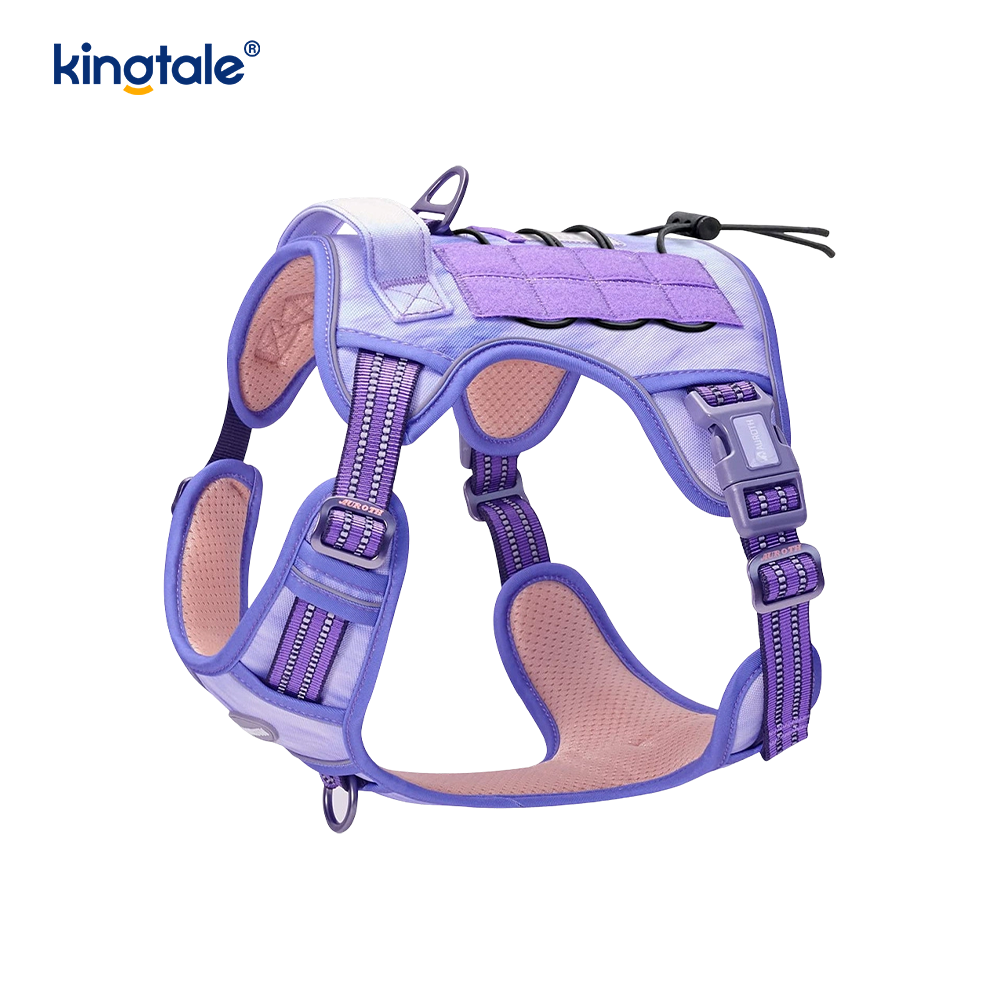 Solid Walang Pull Nylon Heavy Duty Dog Belt Vest Training harnesses Chest