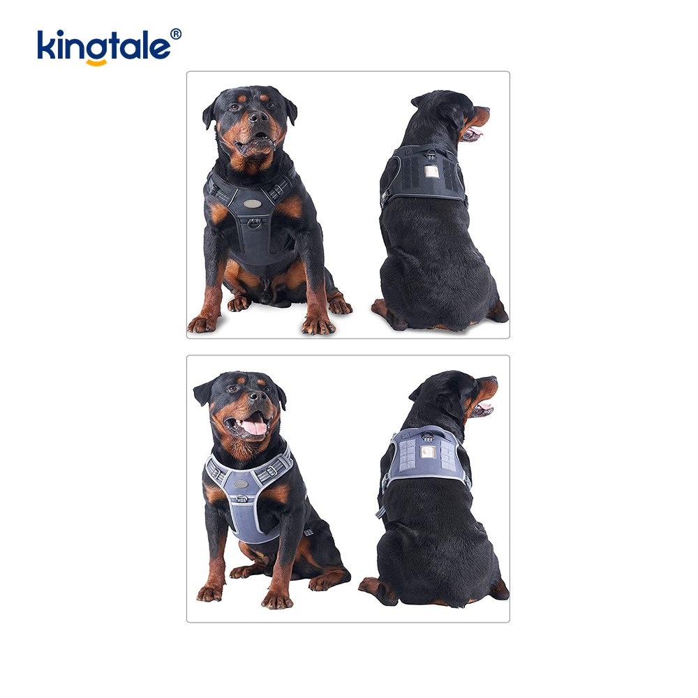 Solid Walang Pull Nylon Heavy Duty Dog Belt Vest Training harnesses Chest