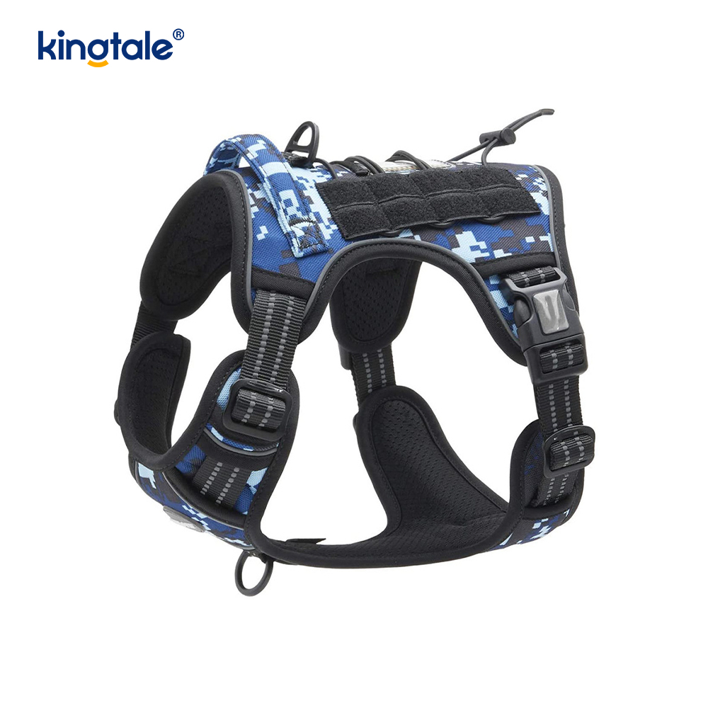 Solid Walang Pull Nylon Heavy Duty Dog Belt Vest Training harnesses Chest
